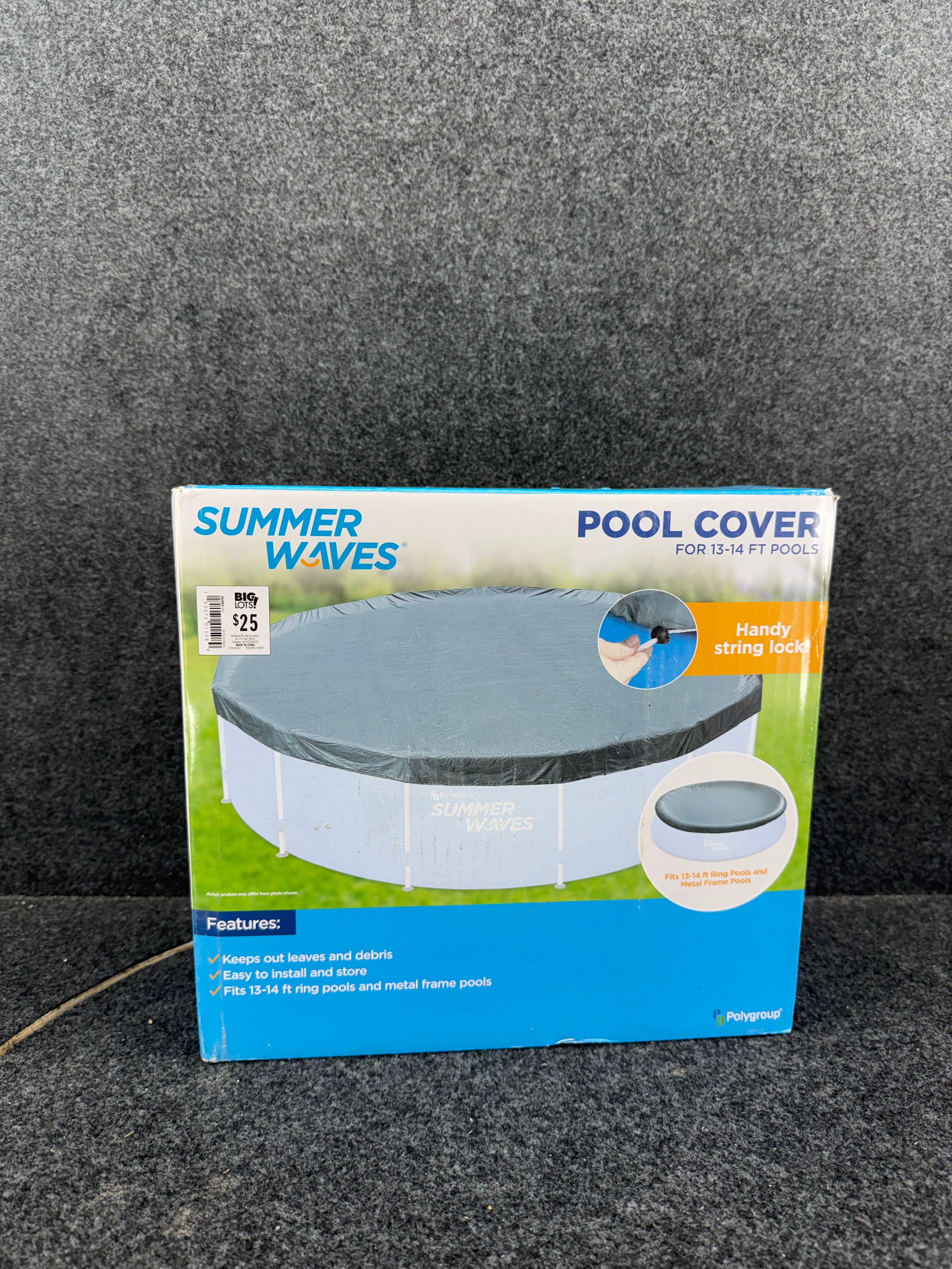 Swimmer Waves Pool Cover
