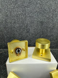 Brushed Gold Dummy Door Knobs